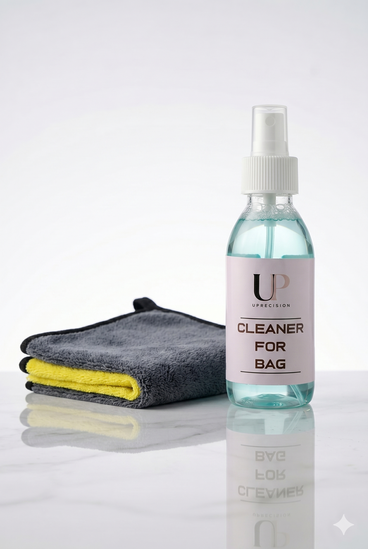 Bag Cleaner Spray + Microfiber Cloth