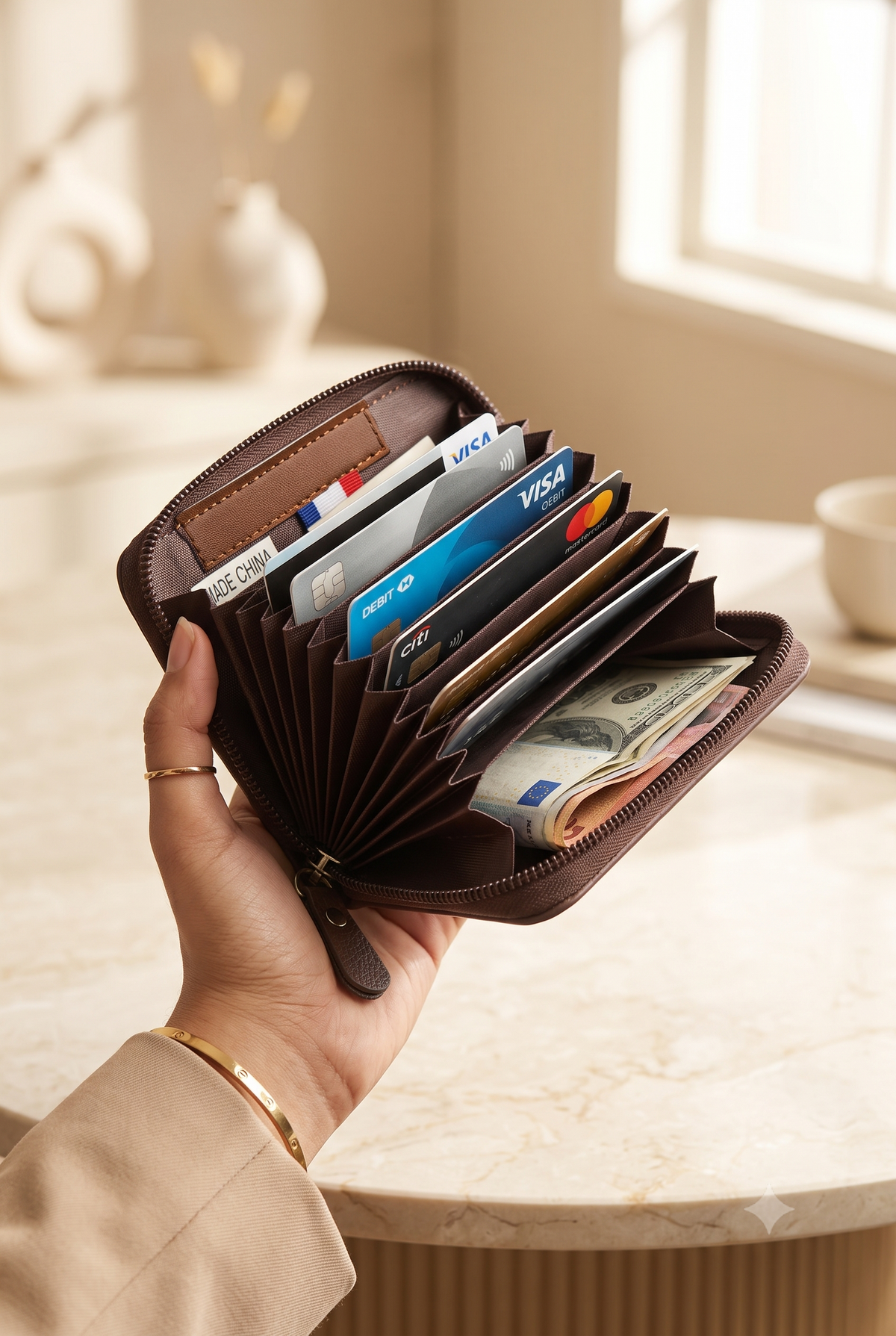 Zipper Card Wallet