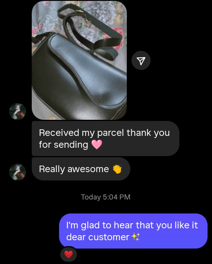 Instagram/WhatsApp Customer Reviews