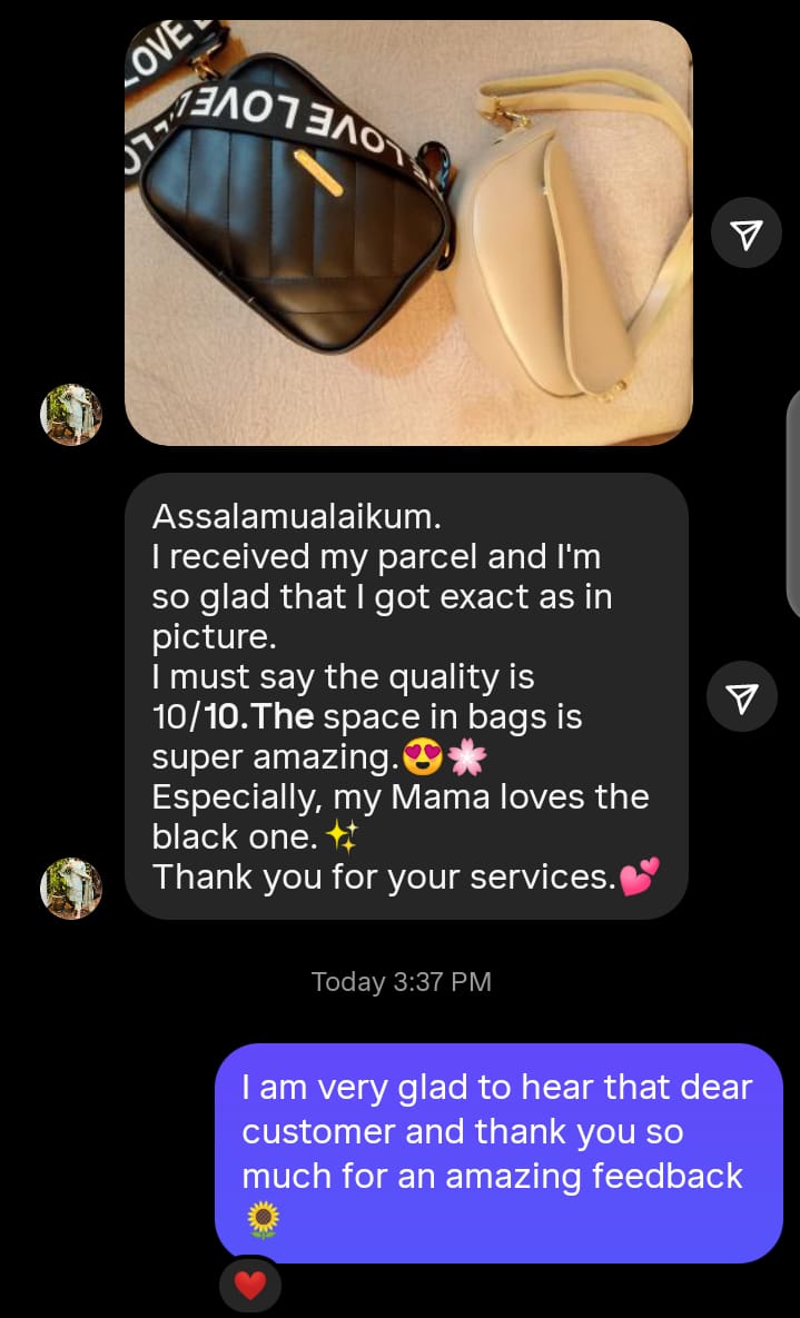 Instagram/WhatsApp Customer Reviews