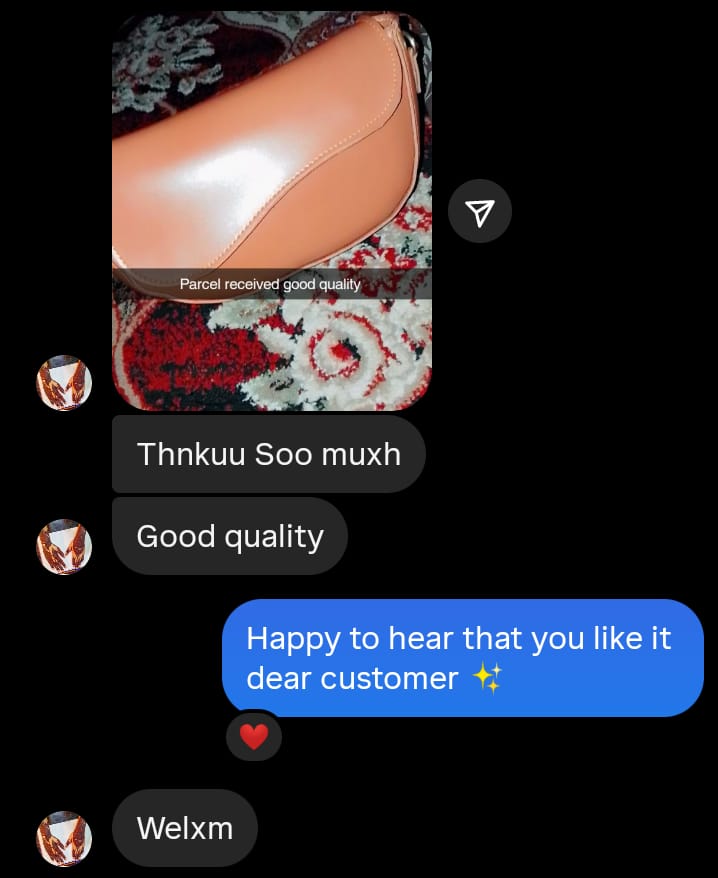 Instagram/WhatsApp Customer Reviews