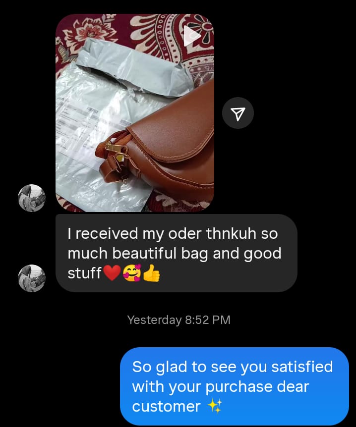 Instagram/WhatsApp Customer Reviews