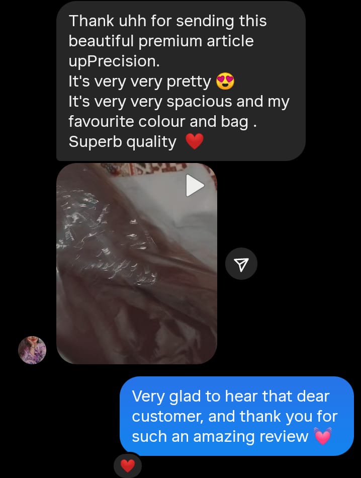 Instagram/WhatsApp Customer Reviews