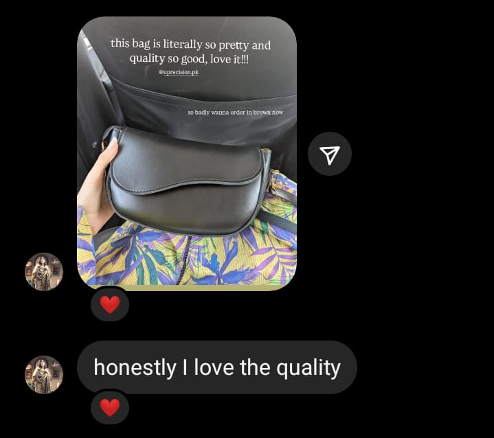 Instagram/WhatsApp Customer Reviews