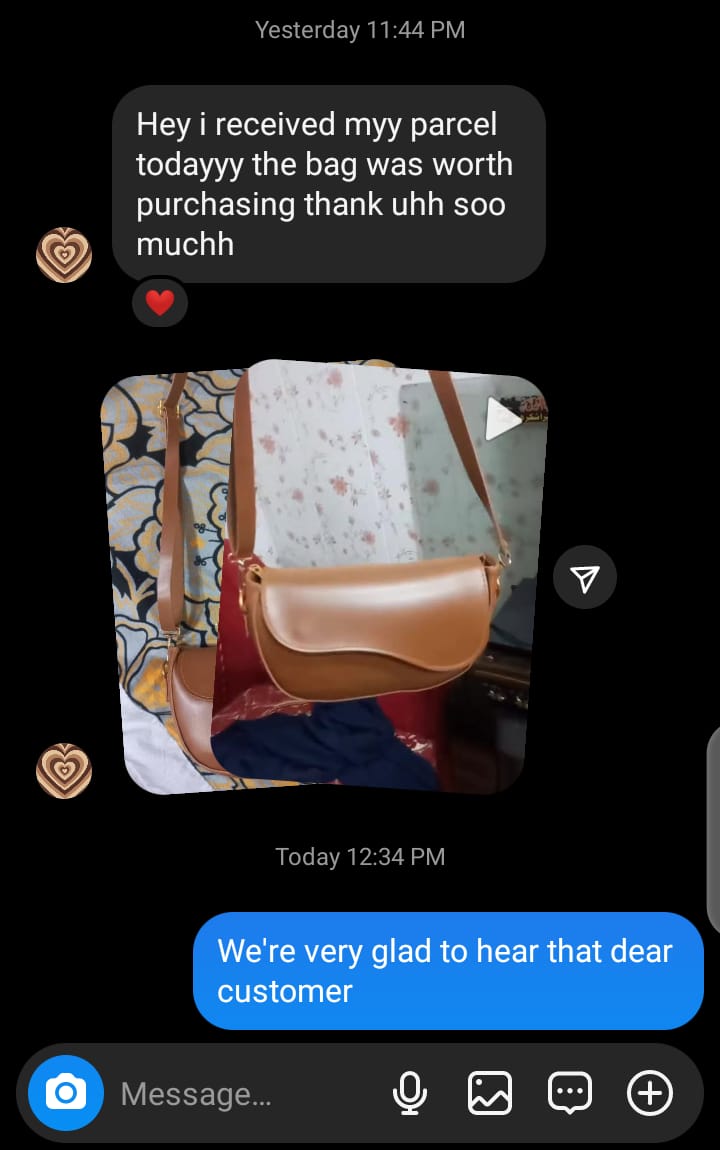 Instagram/WhatsApp Customer Reviews