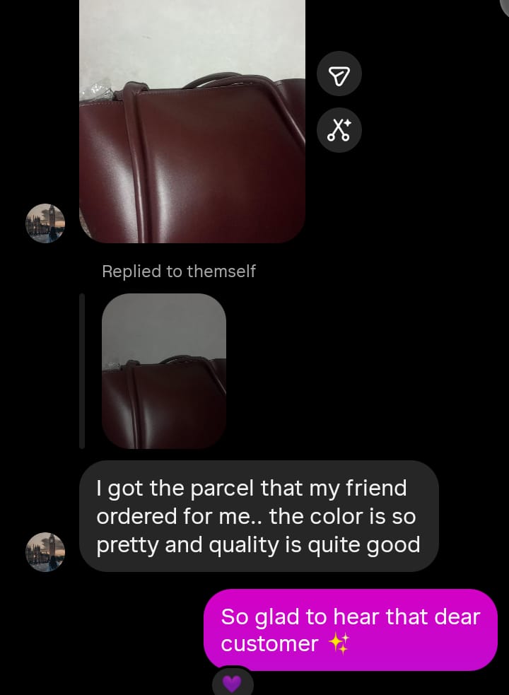 Instagram/WhatsApp Customer Reviews