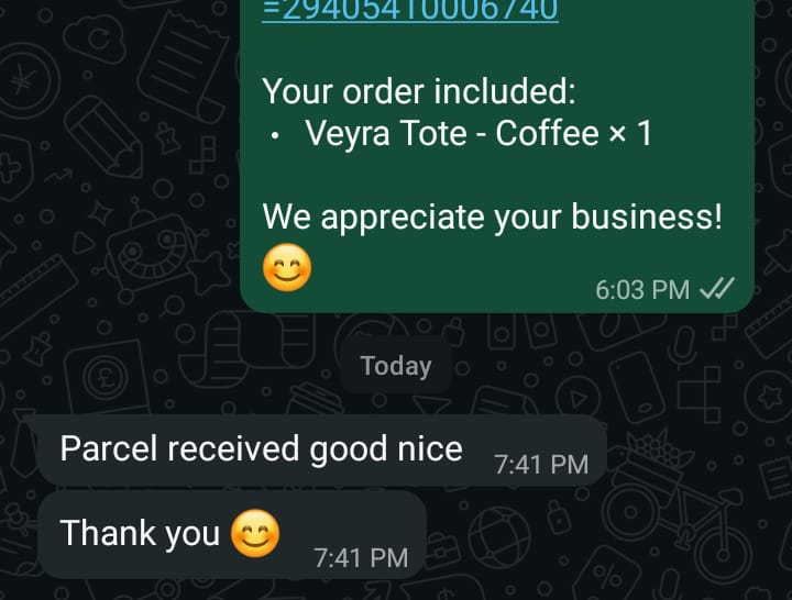 Instagram/WhatsApp Customer Reviews