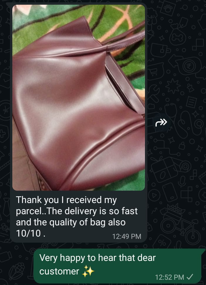 Instagram/WhatsApp Customer Reviews